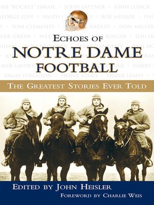 cover image of Echoes of Notre Dame Football